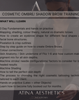 Auckland Cosmetic Ombré Brow in person 3 Days Training| 23-25 July 2024